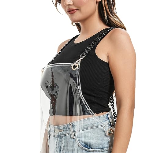 MIKI WELL Hair Stylist Apron - Adjustable Apron with Pockets, TPU Waterproof Barber Apron, Fashion Popular Transparent MIKI WELL