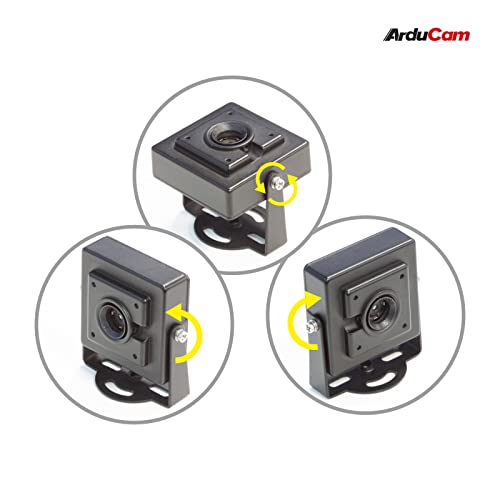 Arducam 8MP IMX179 Lightburn Camera, Autofocus USB Camera Module with Metal Case, Ultra HD Embedded USB Camera for Raspberry Pi, Windows, Linux, Arducam