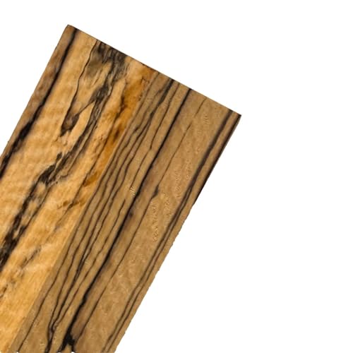 Exotic Wood Zone's Black and White Ebony/Pale Moon Turning Blanks | Square Lathe Hardwood Blocks (1, 1" x 1" x 12") Exotic Wood Zone