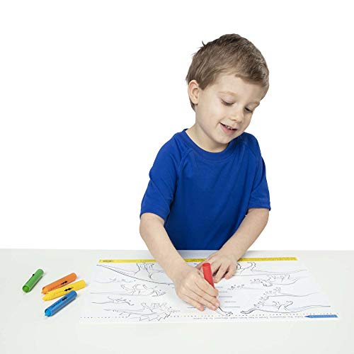Melissa & Doug Learning Mat Crayons - 5 Colors Melissa & Doug