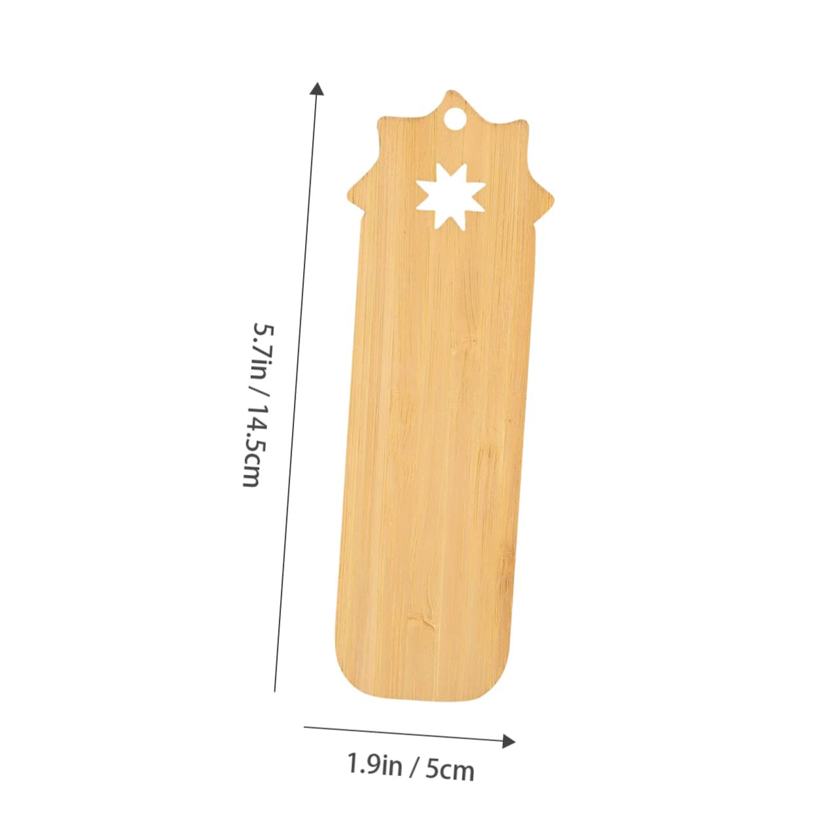 FUNOMOCYA 4pcs Bamboo Bookmark Wooden Bookmark Student Unfinished Wood Bookmarks Fruitmark Acrylic Bookmark Blanks Bag Hanging Pendant Crafts for FUNOMOCYA