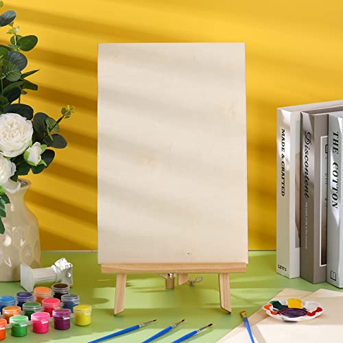 Vicenpal 24 Pcs 1/8 Inch Balsa Wood Sheets for Crafts 3 mm Thick Craft Wood Unfinished Plywood Thin Wood Sheets for Drawing Painting Engraving Laser Vicenpal