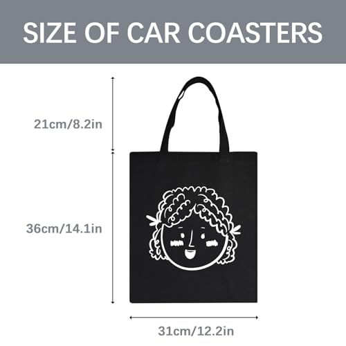 OKBA 10 PCS Tote bag,black canvas bags bulk, scrawl shopping bag,blank canvas tote bags for DIY craft and decorative craft 12.2 * 14.2 inches(31 * OKBA