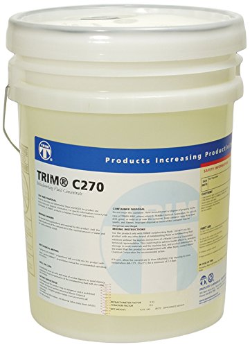 TRIM Cutting & Grinding Fluids C270/5 High Performance Synthetic Coolant, 5 gal Pail Trim