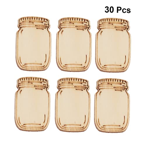 NOLITOY 60 Pcs Unfinished Wood Cutout Ornament Crafts Nativity Crafts Chirtmas Decor Yule Decor Christmas Wood Slices Nativity Decor Cartoon NOLITOY