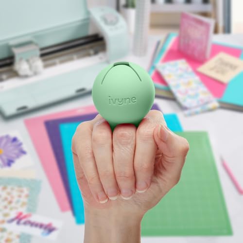 iVyne Handi Berry - Vinyl Weeding Scrap Collector, Portable Handheld Scrap Collector Ring, Weeding Tools for Vinyl Heat Transfer, HTV Crafting & iVyne