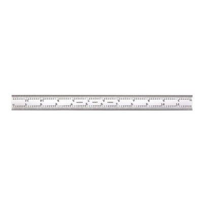 Starrett Square Blade Only for Combination Squares, Sets and Bevel Protractors - Ideal for Woodworking and Metalworking - 12" Length, Satin Chrome