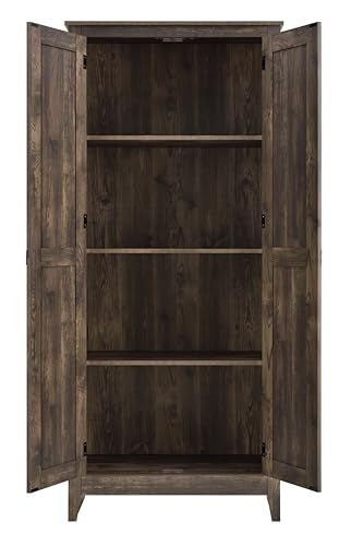 Ameriwood Home Farmington 32" Storage Cabinet in Brown SystemBuild