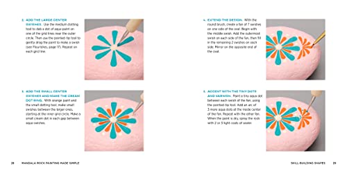 Mandala Rock Painting Made Simple: Step-by-Step Instructions for Timeless Designs WoodArtSupply