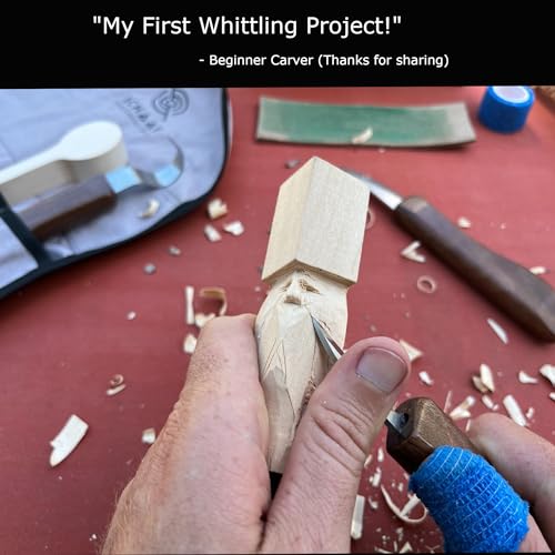 Schaaf Wood Carving Tools Knife Kit | Wood Carving Kit Includes Detail Whittling Knife, Sloyd Carving Knife, Spoon Carving Knife, Basswood Carving Schaaf Wood Carving Tools