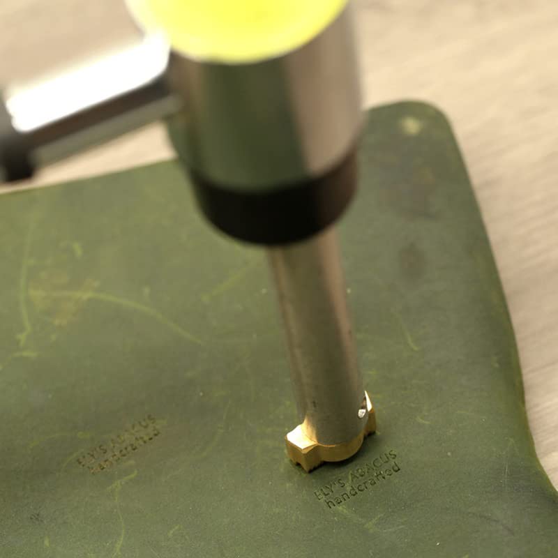 Customisable Brass Leather Stamp with Interchangeable Logo Designs ZOECRAFTSUPPLY