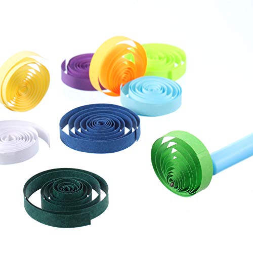 8 Pieces Bone Folder Tools Include 2 Pieces Bone Folder Paper Creaser 3 Pieces Double Head Indentation Pens with Sugar Stir Needle Quilling Needle Mudder