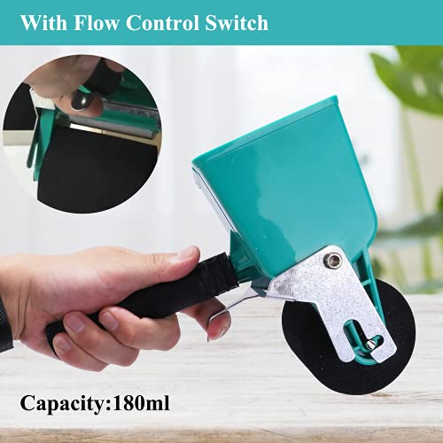 Msfullsea Portable Glue Applicator Roller 180ml Glue Roller Woodworking DIY Handheld Adhesive Roller with Flow Control Switch (3in) Msfullsea