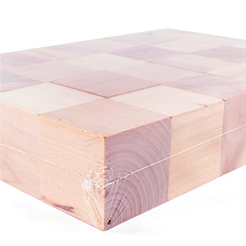 Unfinished Wood Blocks Cubes for Arts & Crafts DIY Projects (24 Pieces) Super Z Outlet