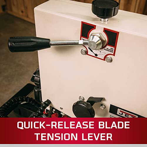 JET 10-Inch Woodworking Bandsaw with Stand, 1/2 HP, 1Ph 115V (JWB-10) Jet