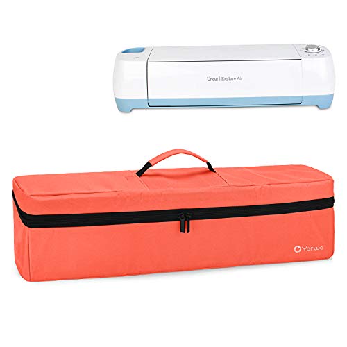 Yarwo Double-Layer Carrying Bag Compatible for Cricut Maker, Cricut Explore  Air (Air 2), Silhouette Cameo 4, Travel Storage Case for Die-Cut Machine