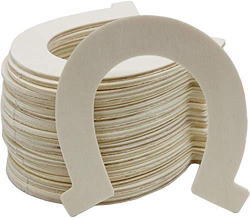 Creative Hobbies 3.5 Inch Unfinished Wooden Horseshoe Shapes - Ready to Paint or Decorate for Crafts, Projects & Events | Pack of 24 Creative Hobbies
