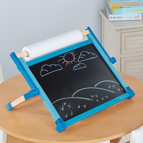 Melissa & Doug Deluxe Double-Sided Tabletop Easel (Arts & Crafts, 42 Pieces, 17.5” H x 20.75” W x 2.75” L, Great Gift for Girls and Boys - Best for Melissa & Doug