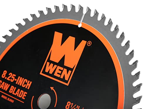 WEN BL0860 8.25-Inch 60-Tooth Fine-Finish Carbide-Tipped Circular Saw Blade WEN