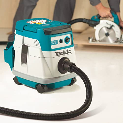 Makita XCV21ZX 36V (18V X2) LXT® Brushless 2.1 Gallon HEPA Filter Dry Dust Extractor, Tool Only Makita