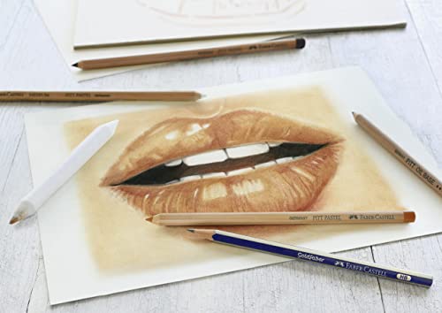 Faber-Castell Classic Sketch Set - 6 Piece Graphite & Pastel Pencil Sketching Set Faber-Castell