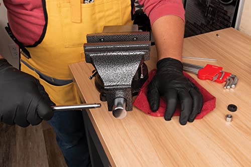 Performance Tool MV8 Hammer Tough Powder Coating, 360 Degree Swivel 8-Inch Bench Vise (7-Inch Jaw Opening, 3-Inch Throat Depth) Performance Tool