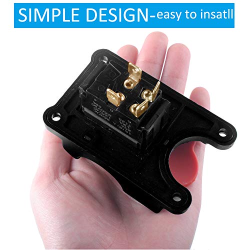 Table Saw Switch Replacement Compatible with Ryobi and Craftsman, Safety Power Tool Switch, Paddle On/Off Switch for Table Saw 125v Wadoy