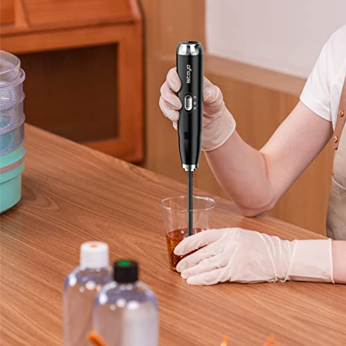 ISTOYO Resin Mixer Paddles for Premium Epoxy Mixer, Attachment for Epoxy Resin Mixer Pro, Reusable Resin Stirrer, Paint Stirrer Drill Attachment for ISTOYO