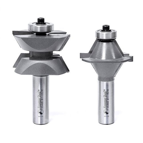 Amana Tool - 55468 2Piece Carbide Tipped Edge Banding 30 Deg x 1-19/32 Dia x 1" 2 Amana Tool