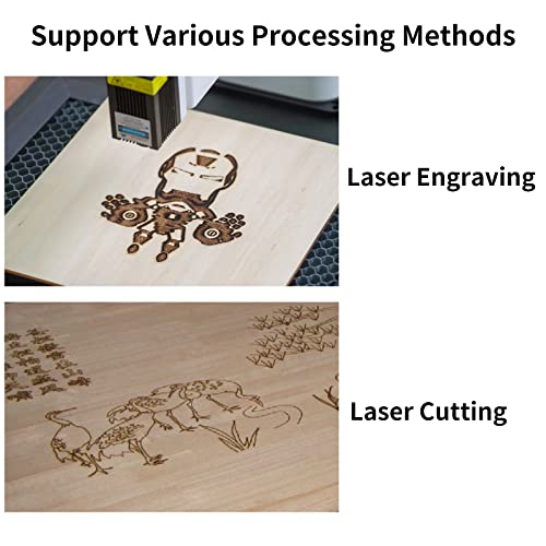 24 Pack Basswood Sheets, 12 x 12 x 1/8 inch Plywood, 3 mm Thin Unfinished Wood Board for Crafts, Laser Cutting & Engraving, Wood Burning, CNC YSangift