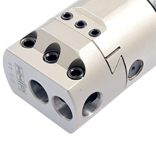 HHIP 1001-0201 Indexable Tool Set, 2 Boring Head, R8 Shank, 4 Boring Bars HHIP