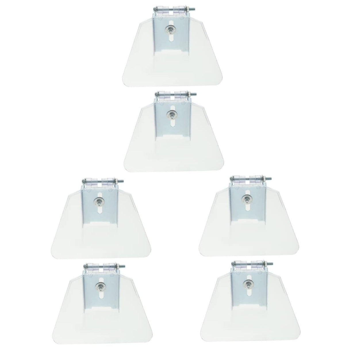 Bench Grinder Eye Shield, 6pcs Bench Grinder Guards Bench Grinders Kit Guard Eye Grinder Shield Bench Safety Replacement Included Screws Angle TEHAUX