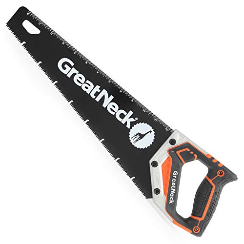 GreatNeck 74003 15 Inch Aggressive Tooth Handsaw, Aluminum Frame, Wood Saw, Branch Cutter, PVC Cutter, Tree Saw, Handsaw for Wood, Hand Saw for Trees Great Neck