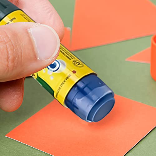 The Mega Deals Glue Sticks - 0.88 Ounce, 4 Count Glue Stick - Blue Glue Sticks for Kids Dries Clear, Clear,Blue,Purple The Mega Deals