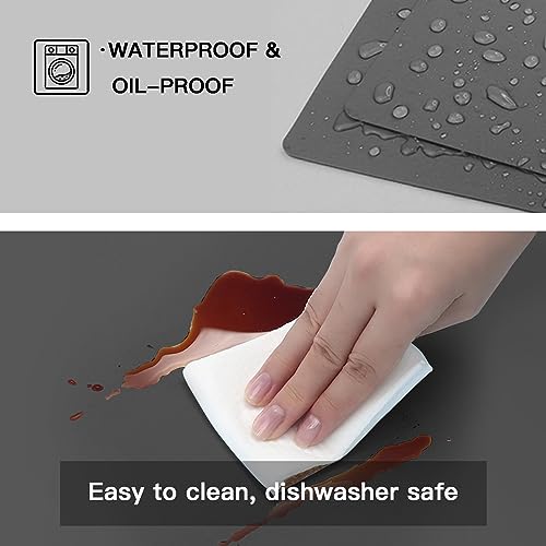 Extra Large Silicone Mat, Silicone Mats for Kitchen Counter 47.3''x23.6''x0.08", 2MM Nonslip Heat Resistant Mat, Countertop Protector, Nonstick Ultibe