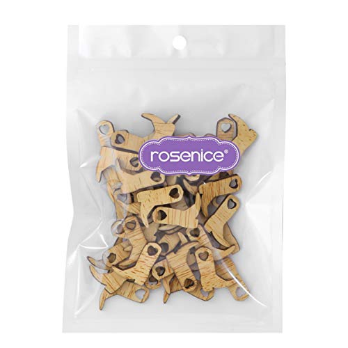 Supvox 50pcs Wooden Cowboy Boots Craft Miniature Wood Cutouts for DIY Crafts Embellishments Wedding Party Decoration SUPVOX