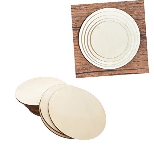 COHEALI 50pcs Xmas DIY Craft Wood Nativity Crafts Christmas Unfinished Wood Cutout DIY Art Craft Painting Slices Wood Burning Kit DIY Painting Crafts COHEALI