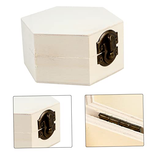 ARTIBETTER 2Pcs jewelry box necklace packing box child earring storage organizer jewelry dining table soap flower decorate wedding treasure chest for ARTIBETTER