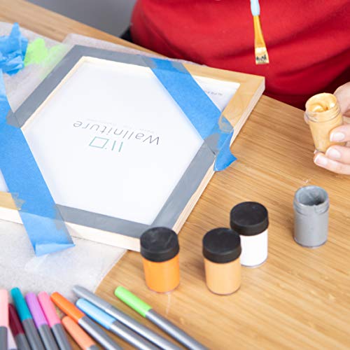 Wallniture Alps DIY Wall Decor 8x10 Craft Picture Frames Table Top Display or Wall Mount, Set of 6 Natural Finish Wallniture