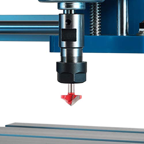 Genmitsu 5PCS V-Groove Router Bits Set, 60° 90° 120° 150° Angle, 6mm Shank, 3D V Shape Milling Wood Cutter Knife CNC Engraving Router Bit, VG05A Genmitsu