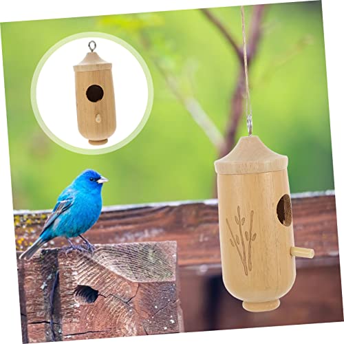 SUPVOX Hummingbird House Small Unfinished Birdhouses Bird Breeder Honeycomb Hut Wood Bird House Outdoor Bird Aviary Decorative Bird Houses Outdoor SUPVOX