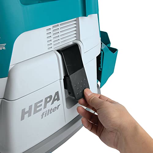 Makita XCV21ZX 36V (18V X2) LXT® Brushless 2.1 Gallon HEPA Filter Dry Dust Extractor, Tool Only Makita