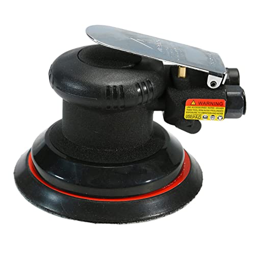 Professional Heavy Duty 5" Dual Action Random Orbit Air Sander, Orbital Pneumatic Palm Sander -Composite Design, Low Vibration BPJOWVIL