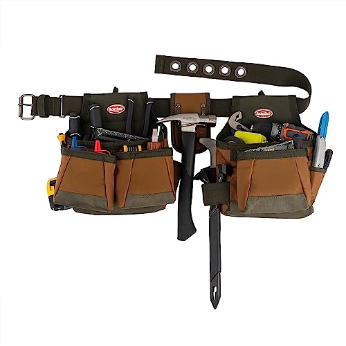 Bucket Boss - Builder’s Tool Belt, Tool Belts - Original Series (50200), Brown Bucket Boss