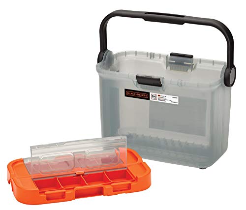 BLACK+DECKER 20V MAX Drill with Home Tool Kit, 66-Piece (BCKSB62C1) BLACK+DECKER