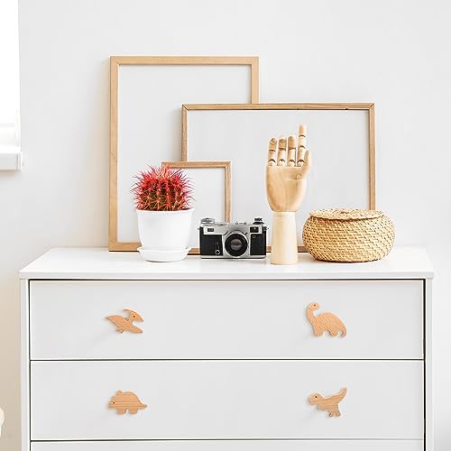 Qunclay Wooden Animal Cabinet Knobs Decorative Wood Dresser Knobs with Screws Dresser Pulls Wood Marine Woodland Animals Knobs Furniture Knobs Qunclay