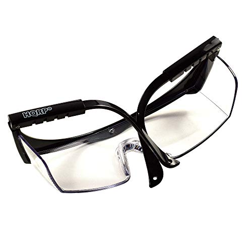 HQRP Clear Tint UV Protective Safety Goggles Glasses for Yard work, Gardening, Lawn mowing, Weed whacking, Hedge trimming, Wood working, HQRP