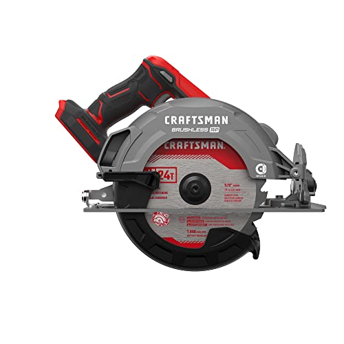 CRAFTSMAN V20 RP Cordless Circular Saw, 7-1/4 inch, Bare Tool Only (CMCS551B) Craftsman