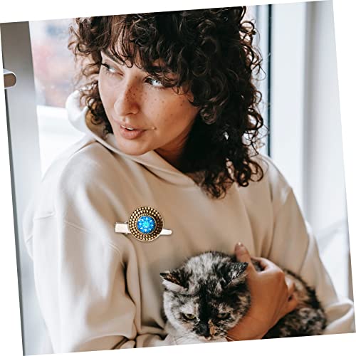 VILLCASE 45pcs Badge Corsage Material Brooch Lapel Pin Backs Boutonniere Pin Unfinished Badge Kit Accessories Broch Round Badge Simple Badge VILLCASE