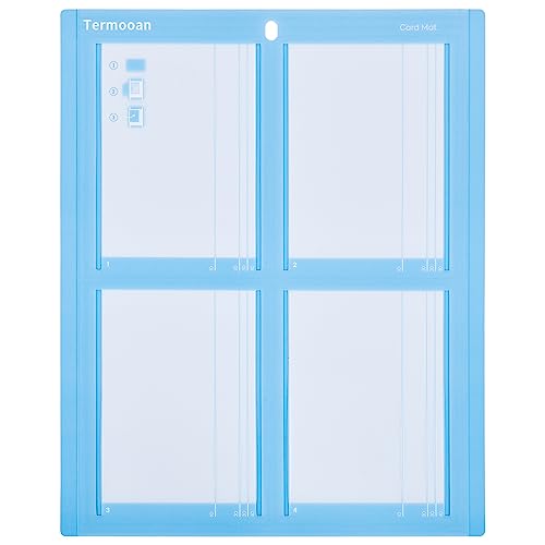 Card Mat 2x2 for Cricut Explore & Maker Series Crafting Machines, Non-Slip Craft Mat, Reusable Craft Cutting Mat, Create Four Cards Simultaneously Termooan